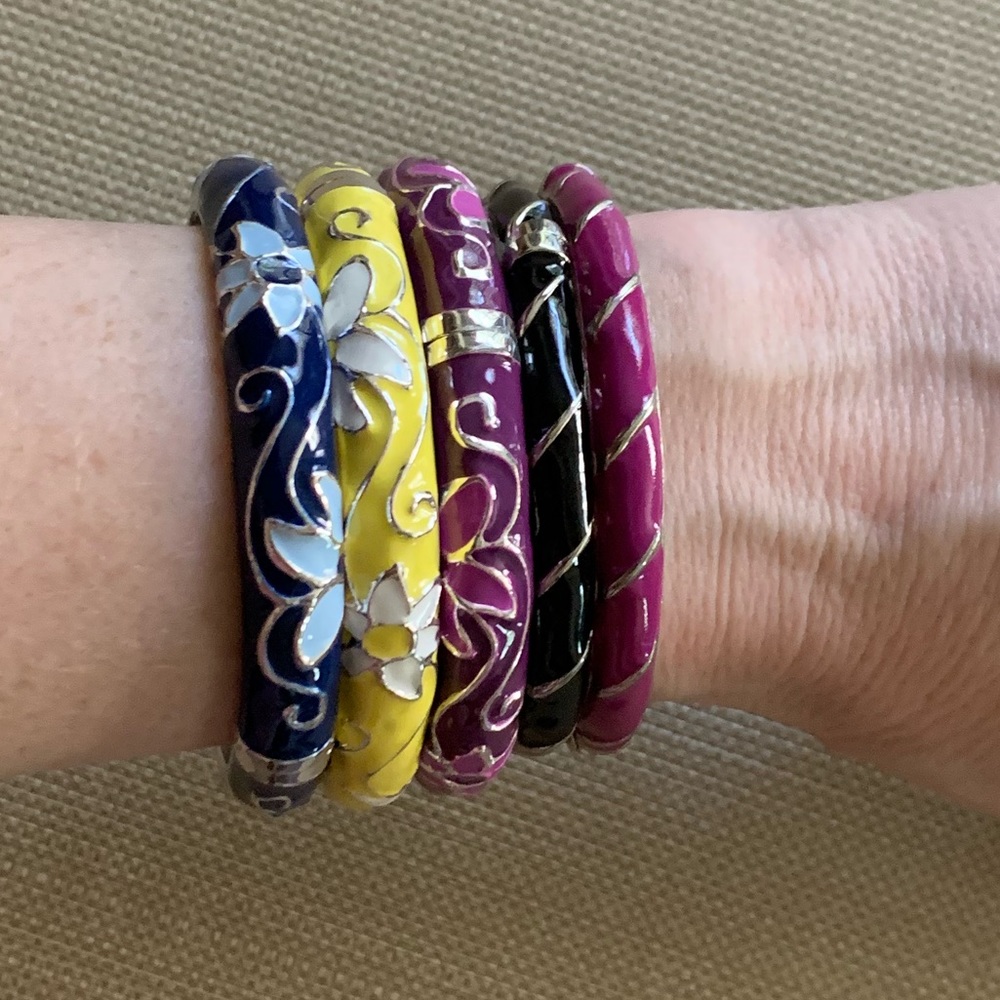 5 Anne Klein Bangle Bracelets